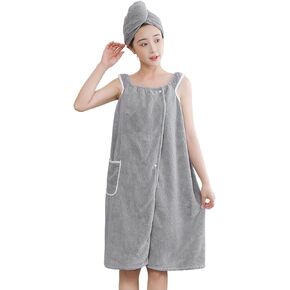 Women Women Wart Coral Fleece Bath Body Wrap Plans Bath Skirt Skirt Compe Resparbe Bathrobe Beach Spa Sauna Sling Shower Robe