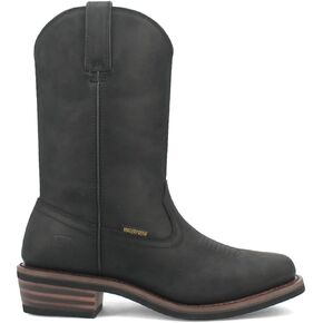 Dan Post Boots Mens Las Cruces Waterposite Toe Toe Safety Shoes Nature - Black