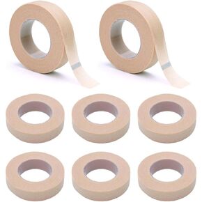 8 Rolls Nose Tape for Rhinoplasty Shaping, Micropore Tape, Paper Tape Medical, Flexible Surgical Bandages, Self Adhesive First Aid Bandages for Wound Injuries Swelling (0.5 in x 10 Yd)