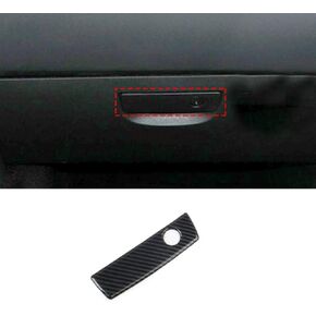 Carbon Fiber Glove box handle Switch Cover Trim For Dodge Challenger 2008-2014
