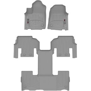 Weathertech مخصص Floirliners لجيب واجونر ، Wagoneer L (7 ركاب)-مجموعة كاملة (441704-1-4) ، أسود