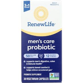 RENEW LIFE Men's Care Probiotic 50B, 30 CT