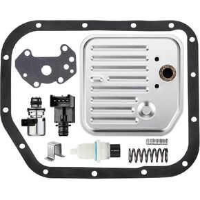 A500 A518 A618 46RE 47RE 48RE Transmission Filter Gasket Kit Fit for Dodge Ram 1500 2500 3500 Dakota Durango Grand Cherokee Fit for Jeep Fit for Chrysler 2000-up with Governor Pressure Sensor Solenoid