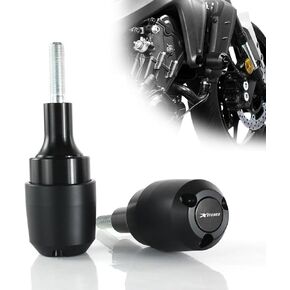 Xitomer Frame Sliders Compatible with Z650 Ninja 650 2017-2024 & Z650RS 2021-2024 Motorcycle Crash Protectors Crash Pad with Spring Inside (Black)