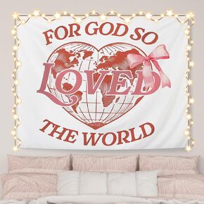 AQYIP FLOROL TAPESTRY WALL شنقا ، رحمته جديدة كل صباح من نسيج الأزهار الزخرفية ، ديكور جدار الآية للكتاب المقدس لغرفة نوم غرفة المعيشة 50 × 60 بوصة