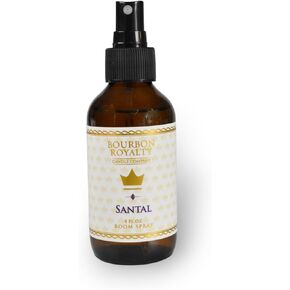 Spritz 4 Ounce Glass Bottle Scented Fragrance Room Mist Spray Air Freshener, Santal
