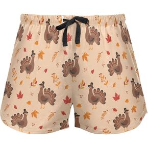 Women's Pajamas Shorts Lounge Sleep Bottoms Soft Pj Boxer Short Pants with Pockets