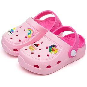 Boys Girls Toddler Clogs Little Kids Slip on Slides Sandals Truck Car Bunny Summer Water Shoes Garden Beach Pool Outdoor Bathing Shower Slippers