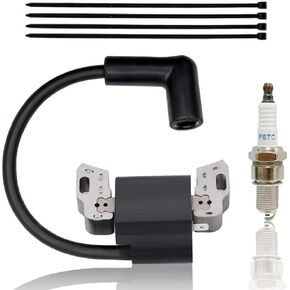 593872 84005272 Ignition Coil for Briggs and Straton Armature Magneto 450E 550E 550EX Engine Craftsman MTD Yard Machine Lawn Mower Parts 798534 799582 B&S 08P502 09P602 09P702 Coil with Spark Plug