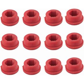 12pcs Replacement LCA Red Bushings Lower Control Arm Rear Camber Polyurethane Control Arm Bushings Fit for EG6 EK9 88-05 Integra 90-01 RSX DC5 02-06 DEL SOL 93-97