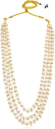 Aheli Pink Mint Kundan Stone & Beads Studded Netlace Dangle أقراط Maangtikka المجوهرات العرقية هدية للنساء in Saudi Arabia