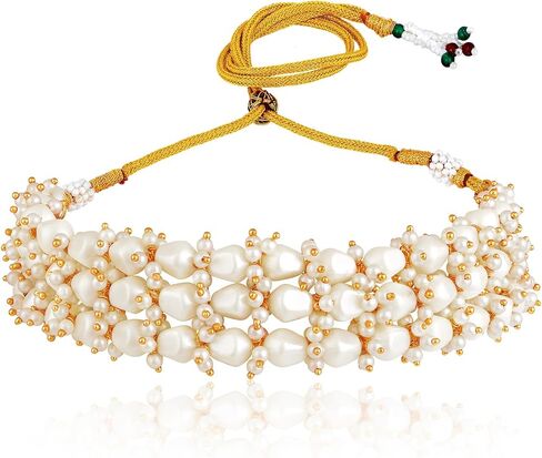 Aheli Pink Mint Kundan Stone & Beads Studded Netlace Dangle أقراط Maangtikka المجوهرات العرقية هدية للنساء in Saudi Arabia