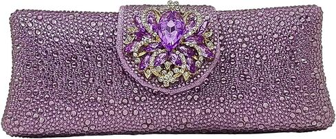 Long Rhinestone Box Evening Bag Women Formal Gathering Party Floral Handbag Clutch Purse Prom Bag in Saudi Arabia