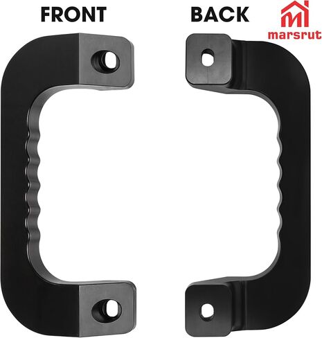 2pcs سقف الاستيلاء مقبض ملاءمة لتويوتا ريجيس هاك 2005-2018 Series Prastenger Van Car ، Grip Assist Handles Pressions Interior Praps ، Aluminium Aludy Action Duty Premium (Black) in Saudi Arabia