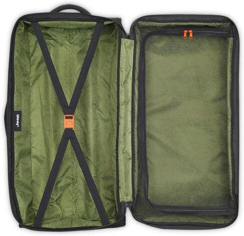 Jeep JS006B Two Wheel Rolling Travel Duffle Bag in Saudi Arabia