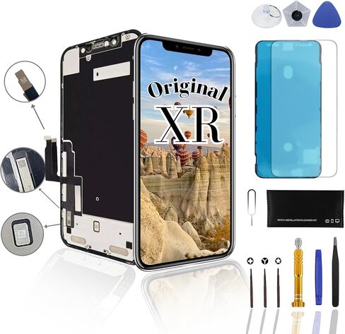 Original 6.1"OEM Pull Screen Replacement for iPhone11 A2111 A2221 A2223 Digitizer LCD Display with Assembly Full Repair Toolkit Tempered Glass Protector Waterproof in Kuwait
