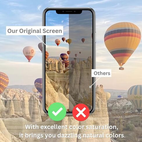 Original 6.1"OEM Pull Screen Replacement for iPhone11 A2111 A2221 A2223 Digitizer LCD Display with Assembly Full Repair Toolkit Tempered Glass Protector Waterproof in Kuwait