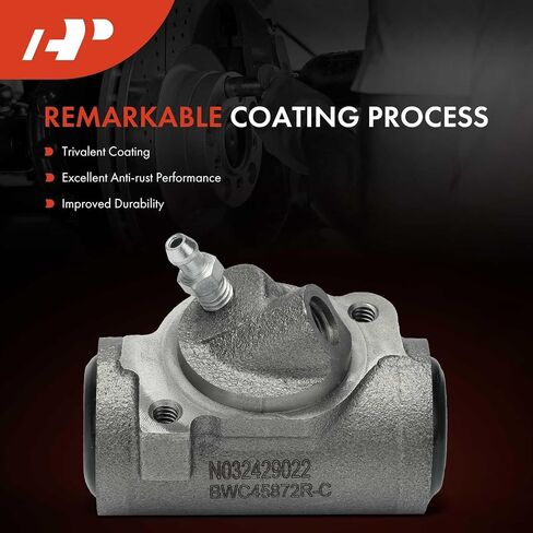 A-Premium Front Drum Brake Wheel Cylinder Compatible with Select Chevrolet, Buick and Oldsmobile Models - Malibu, Chevelle, Camino, Chevy II, G10 Van, Skylark, Special, Sportwagon, Cutlass, 2-PC Set in Saudi Arabia