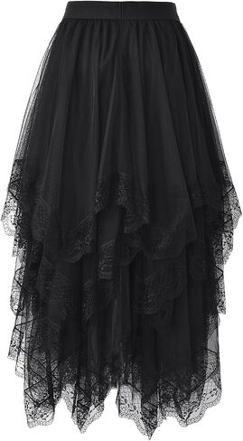 Apocrypha Womens Victorian Renaissance Vintage Gothic Retro Costumes Pirates Skirt in Kuwait