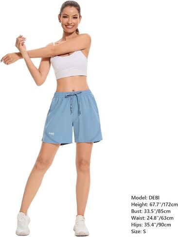 BASSDASH Women’s 5" Fishing Shorts UPF 50+ Water Resistant Quick Dry Athletic Hiking Shorts with Pockets FP05W in Saudi Arabia