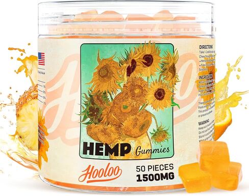 Hemp Gummies - High Potency 2500MG Natural Tasty Fruit Flavors Vitamins, Omega 3 for Deep Bedtimes, Focus, Unwind, Made in USA in Saudi Arabia