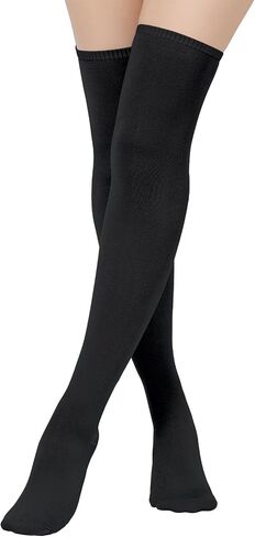 Century Star Womens Thigh High Socks Thin Stripes Over Knee High Stocking for Women Casual Long Thigh High Tights Boot Socks in Saudi Arabia