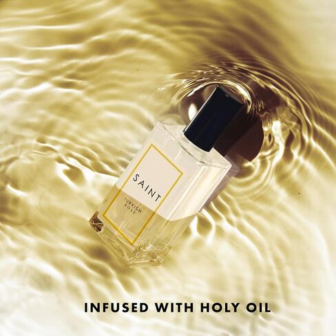 SAINT 100mL Room Spray - Aromatherapy Linen Spray with Holy Oil - Relaxing and Calming Mist for Bed, Pillows, Fabric, Home, Bedroom, Bathroom - Great Mother's Day Air Freshener Gift, Turkish Rose in Saudi Arabia