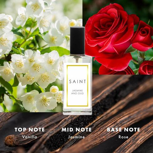 SAINT 100mL Room Spray - Aromatherapy Linen Spray with Holy Oil - Relaxing and Calming Mist for Bed, Pillows, Fabric, Home, Bedroom, Bathroom - Great Mother's Day Air Freshener Gift, Turkish Rose in Saudi Arabia
