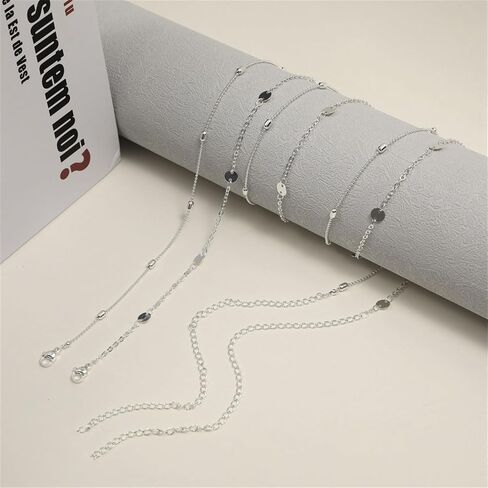 Sexy Multi Layered Waist Chain for Women Bikini Bead Belly Chain Summer Sequin Waist Chains Adjustable Waterproof Beads Body Chains Beach Holiday Jewelry in Saudi Arabia