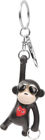 YGMONER Cool Monkey Banana Keychains Car Keys Holder Backpack Pendant Charm in Saudi Arabia