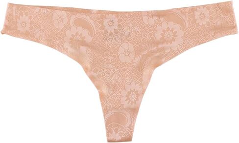 UWOCEKA Seamless Thongs for Women, 6 Pack Cotton Crotch No Show Thong Invisible Panties T-Back Sexy Stretch Underwear in Saudi Arabia