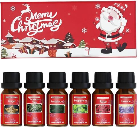 Christmas Essential Oils Set,Holiday Essential Oils for Oil Solubility Scent Diffuser,Christmas Candle/Soap Making Supplies in Saudi Arabia