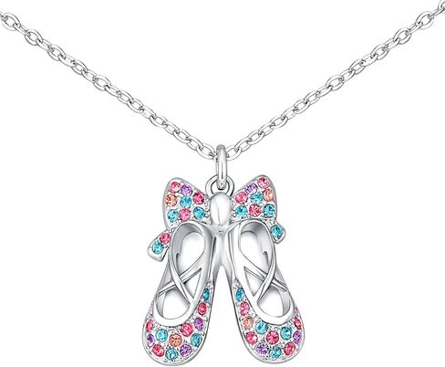 Ballerina Necklace Gifts for Girls, Dance Recital Gifts for Girl Birthday Graduation Christmas Gifts, Jewelry for Girls in Saudi Arabia