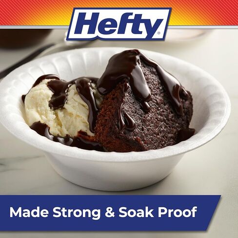 Hefty Everyday Soak-Proof Foam Compartment Tray, White, 9 x 11 Inch, 40 Count (Pack of 6) 240 Total in Saudi Arabia