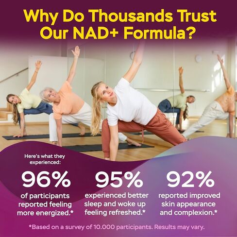 NAD Supplement 1400mg Supports Healthy Aging Complex with Nicotinamide Riboside, Collagen Peptides - Powerful NAD+ Formula for Cellular Energy, Skin & Cognitive Support - 60 Capsules in Saudi Arabia