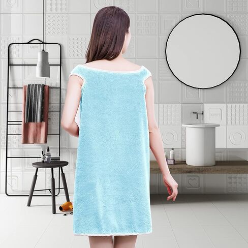 Women Women Wart Coral Fleece Bath Body Wrap Plans Bath Skirt Skirt Compe Resparbe Bathrobe Beach Spa Sauna Sling Shower Robe in Kuwait