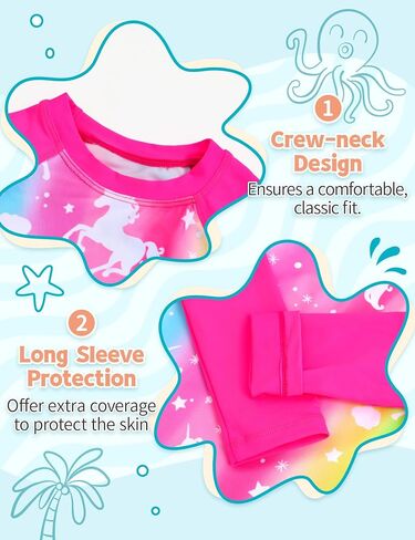 TENVDA Girls Swimsuit Two Piece Boyshort Tankini Bathing Suits Summer Beach Kids Swimwear Size 4-14 Years in Saudi Arabia