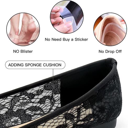MUSSHOE Flats Shoes Women Comfortable Bowknot Lace Breathable Ballet Flats for Women in Saudi Arabia