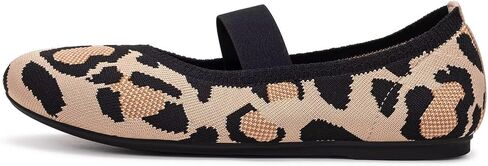 Frank Mully Womens Ballet Flats Casual Round Toe Knit Fabric Flats for Women with Single Strap Ballerina Flat Shoes Lightweight Dressy Shoes for Woman in Kuwait