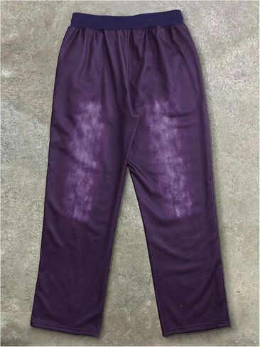 Men's Letter Graphic Sweatpants Drawstring Waist Straight Leg Casual Pants Loose Trousers Streetwear in Saudi Arabia