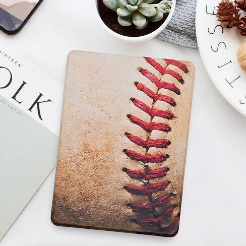 Case for 6.8" Kindle Paperwhite (11th Generation-2021) and Kindle Paperwhite Signature Edition, Cute Kawaii Lightweight PU Leather Book Cover with Auto Wake/Sleep, Mushroom in Saudi Arabia