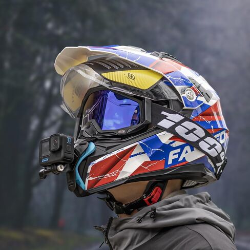 SKEZN Motorcycle Helmet Chin Mount Strap Compatible with GoPro Hero 12 Black, Hero 11/10/9/8 Black, AKASO/DJI Action Camera (3.9 * 3.9 * 2.4in) in Saudi Arabia