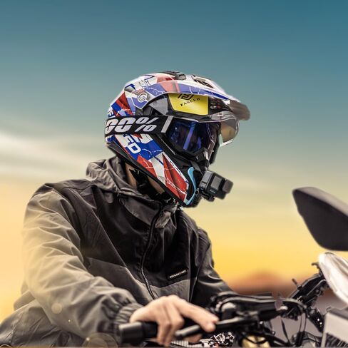SKEZN Motorcycle Helmet Chin Mount Strap Compatible with GoPro Hero 12 Black, Hero 11/10/9/8 Black, AKASO/DJI Action Camera (3.9 * 3.9 * 2.4in) in Saudi Arabia