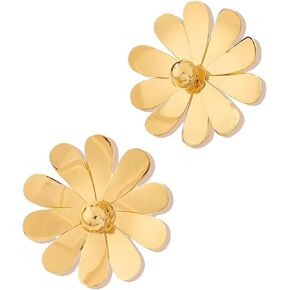 Gold Statement Earrings 18K Chunky Gold Earrings Knot Earrings Silver Large Statement Earrings for Women Trendy Jewelry for Women