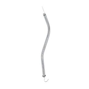 Stainless Steel Oil Dipstick Tube 18-3/4 Inch Silver Plated Engine Oil Dipstick Tube Replacement for C-6 Transmissions