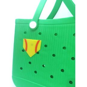 سحر Sportball Sport لإكسسوارات Bogg Bag للملحقات الجنوبية ببساطة ، إدراج زخرفي لطيف لحقيبة الشاطئ Bogg