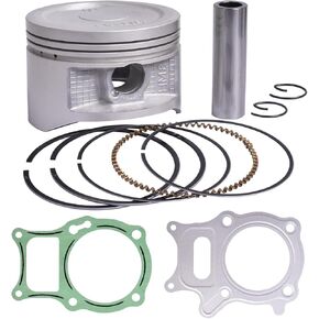 Piston Rings Gasket Set 68.5mm STD for Honda for RECON 250 for FOURTRAX 250 TRX250 TE/TM TRX250EX TRX250X 2002-2023, 13101-HM8-000 13011-HM8-003 12251-HN6-000 12191-HM8-000