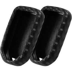 مفتاح CASE CASE CASE CORBON LIVE COPTION SILICONE متوافق مع هوندا أكورد جولة CIVIC CR-V Insight ex Odyssey Passport Pilot 5 Button بدون مفتاح الإدخال عن بُعد