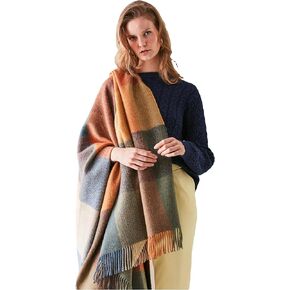 100% Baby Alpaca Wool Shawl Wraps for Men and Women - Origins Unisex Soft Warm Winter Large Throw Scarf