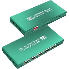 8K HDMI Splitter 1 in 4 Out 4k 120hz hue sync Box 1x4 hdmi Splitter 4k 120hz 4 Way hdmi 2.1 Splitter 1 in 4 Out 4k 120hz hdmi 4 Way Splitter 1 in 4 Out 8k hdmi 2.1 Splitter 1x4 8k PS5 Daoistek